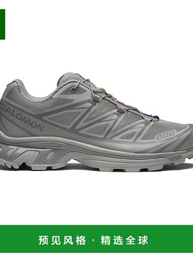 欧洲直邮SALOMON 24新款 XT6系列男女款灰色褐色拼接纺织运动鞋