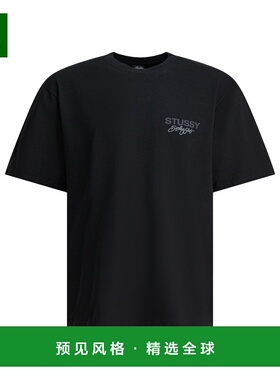 香港直邮STUSSY 男士T恤 1905110BLAC AW2025 黑色 T-shirts