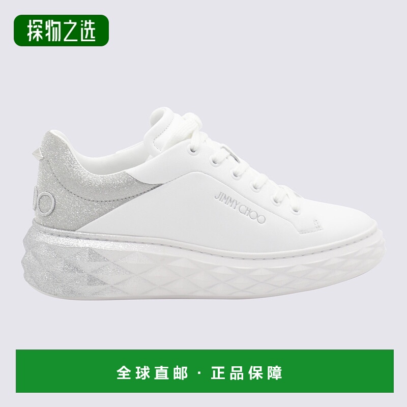香港直邮Jimmy Choo 周仰杰 女士 白色运动鞋 DIAMONDMAXIFIIIVR0