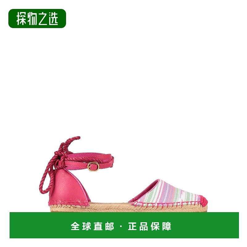 香港直邮Ugg 女士 帆布面凉鞋 pink粉色 舒适时尚