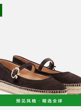 1h可退 香港直邮Gianvito Rossi 吉安维托·罗西 女士 Elda 绒面