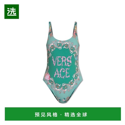 香港直邮Versace 图案连体泳衣 10165921A15467范思哲