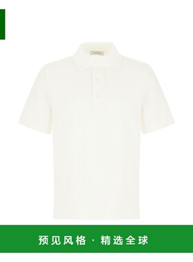 1h可退 香港直邮Lanvin 朗雯 男士 piquet 白色Polo衫 RMPL0111J0
