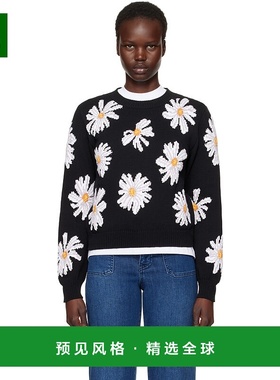 1h可退 香港直邮Moschino 莫斯奇诺 女士 黑色 All Over Daisy Pr