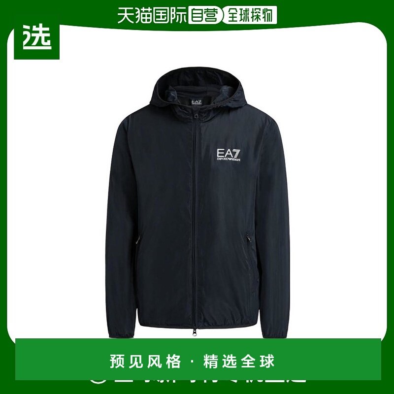 香港直邮Emporio Armani 海军蓝徽标休闲夹克 8NPB04PNN7Z外套