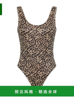 1h可退 香港直邮Oseree 豹纹连体泳衣 LPCS250