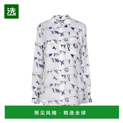 1h可退 香港直邮EQUIPMENT 女士 Blouses 真丝衬衫 white白色 舒