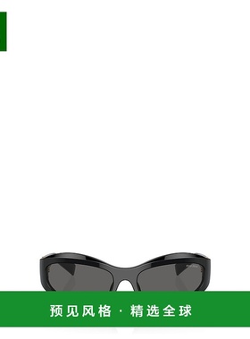 1h可退 香港直邮Miu Miu 缪缪 女士 徽标太阳镜 MU14ZS black黑色