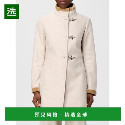香港直邮FAY 女士外套 NAW50514000XMYC002 AW2025 乳白色 Virgin