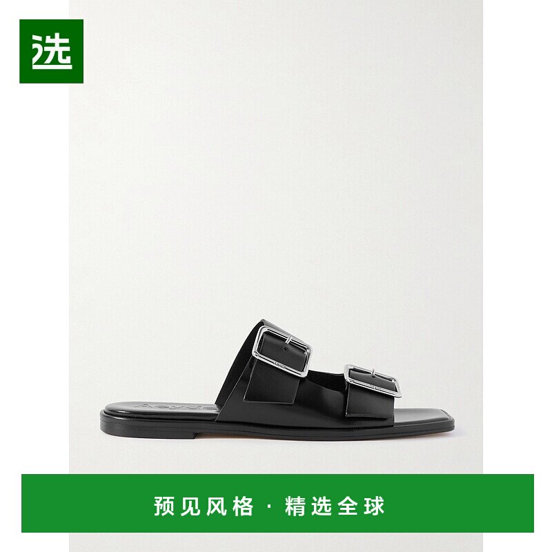 1h可退 香港直邮aeyde 女士 Tonya 搭扣皮质凉鞋 A11FSBRNS08FL18