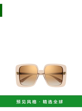 Gucci 几何框太阳镜 GG1314S古驰正品百搭显脸小高级感