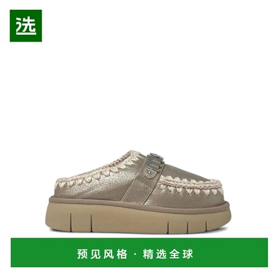 香港直邮MOU 女士凉鞋 MUFW531001BSTME AW2025 浅棕色 Mules