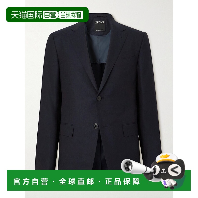 香港直邮Zegna 杰尼亚 男士 羊毛混纺西装外套 C50501(Q50501)10T