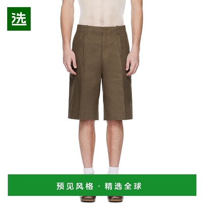 香港直邮Our Legacy 男士 棕色 Borrowed 短裤 M2254BTD休闲裤