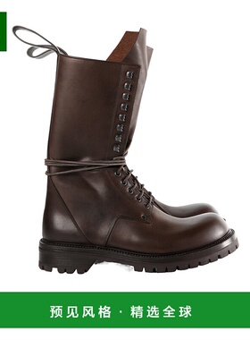 香港直邮Rick Owens Pelle 系带靴男靴 RU02E1856LGE