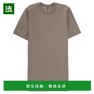 香港直邮RICK OWENS 男士T恤 RU01F2264JA34 SS2026 灰色 短袖T恤
