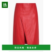 香港直邮LOULOU STUDIO 女士 1h可退 皮革半身裙 EKARETOMATO