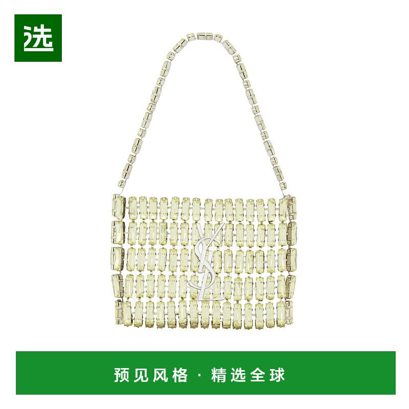 1h可退 香港直邮Saint Laurent 水晶迷你晚宴包 788380JBO7N