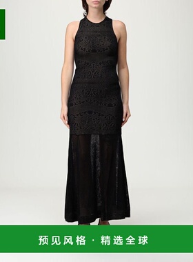 香港直邮TWIN SET 女士连衣裙 252TP338200006 AW2025 黑色