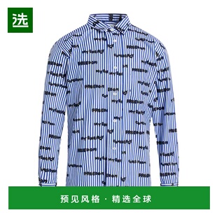 1h可退 香港直邮comme des garcons 川久保玲 男士 条纹衬衫