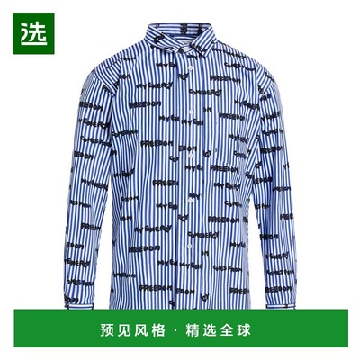 1h可退 香港直邮comme des garcons 川久保玲 男士 条纹衬衫