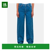 香港直邮Marine WPA169ACDEN0002 直筒裤 Serre 腰带袢牛仔裤