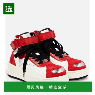 1h可退 香港直邮Kenzo 高田贤三 女士 街头篮球图案皮质运动鞋 00