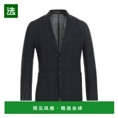 西服 1h可退 羊毛格纹翻领单排 Blazer 男装 美国直邮 dunhill