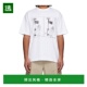 DES GARCONS 男士 香港直邮COMME T恤 HPT009051WHTXBLKAPATTERN