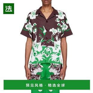衬衫 图案印花短袖 香港直邮Valentino XV0KP01F8FG 99新未使用
