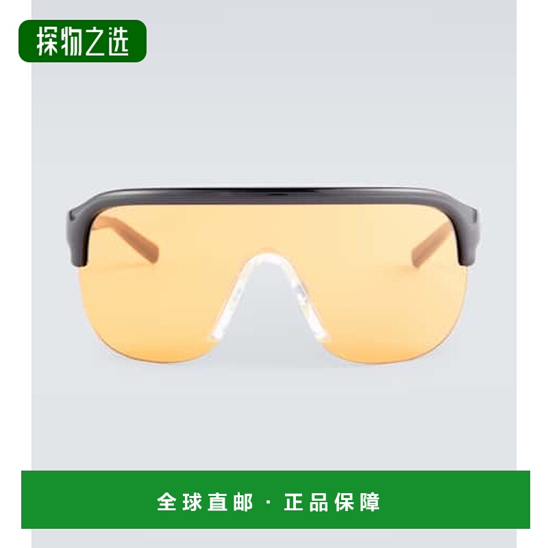1h可退 香港直邮Gucci 古驰 男士 Show flat-top 时尚太阳眼镜 00