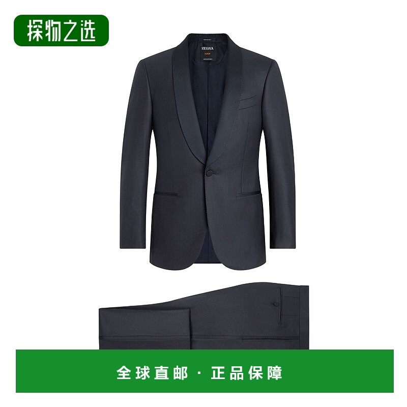 香港直邮Zegna Centoventimila单排扣羊毛西装套装 622N22A621E