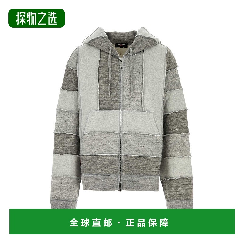 香港直邮Dsquared2 二次方 男士 X Magliano 拉鍊連帽衫 S71HG015