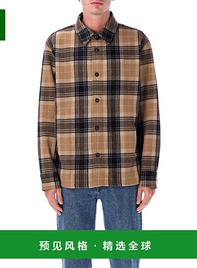 1h可退 香港直邮A.P.C. 男士 長袖格紋襯衫 H02884WOARF colorful