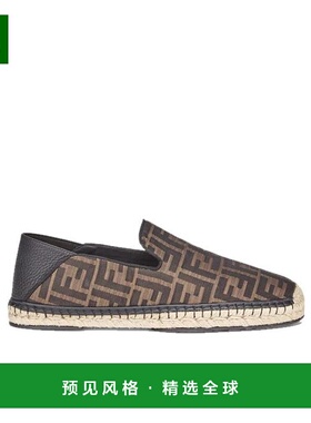 香港直邮Fendi FF图案休闲运动鞋 7P1359AAWB正品时尚休闲百搭