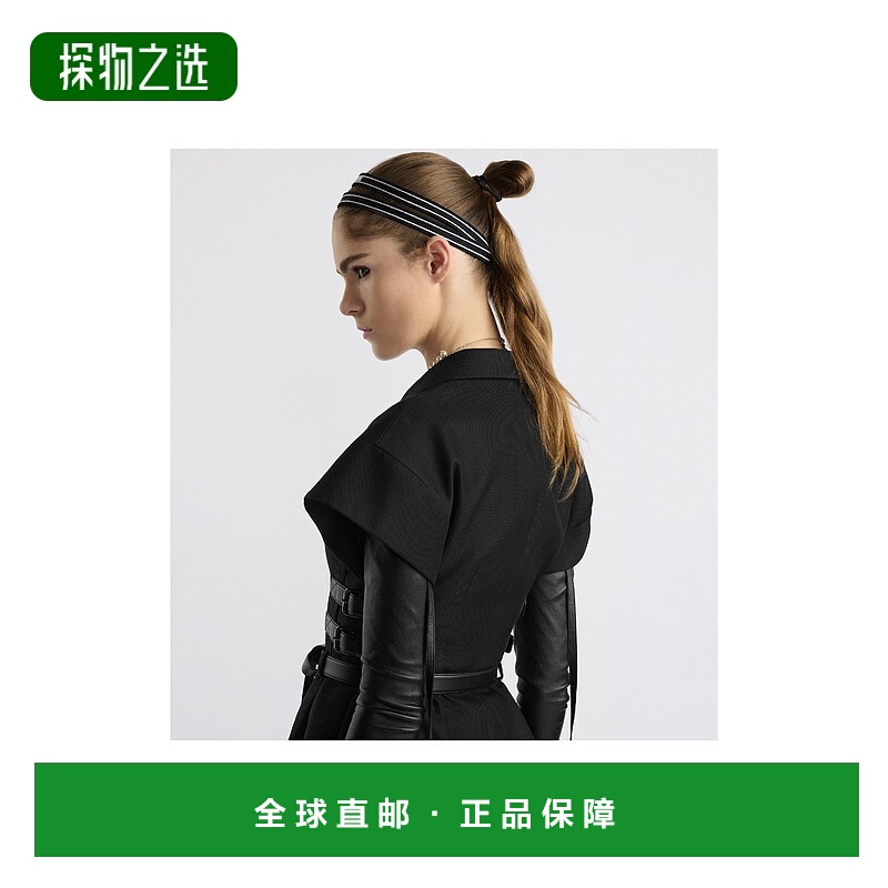 欧洲直邮DIOR (2025新品) Veste ceinturée à manches courtes