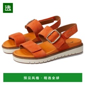 舒适 1h可退 百 凉鞋 真皮魔术贴时尚 美国直邮 MEPHISTO女士时装