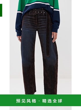 1h可退 香港直邮Acne Studios 艾克妮 女士 Used Flock 牛仔宽松