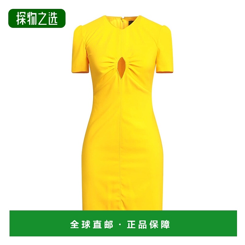 香港直邮Dsquared2 二次方 女士 紧身连衣裙 orange橙色 舒适时尚