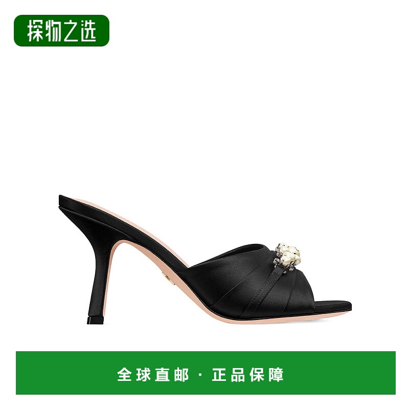 香港直邮Dior 露趾高跟凉鞋 KCO369SAT迪奥一脚蹬