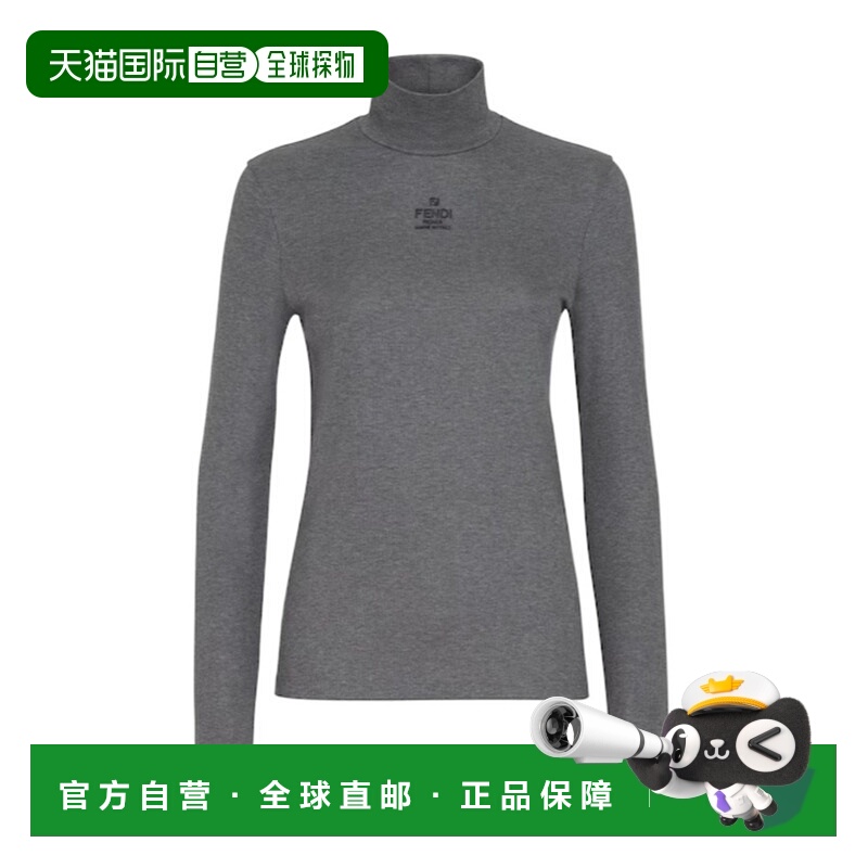香港直邮Fendi 徽标高领针织衫 FS9671AT1R