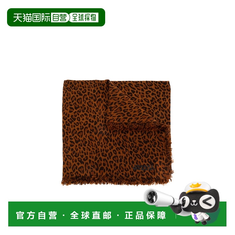香港直邮Isabel Marant 豹纹围巾 EC089XFAC3C04A羊绒羊毛