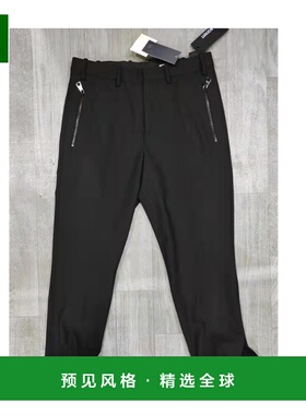 香港直邮NEIL BARRETT 男士休闲裤 BPA365HE01901 AW2021 黑色
