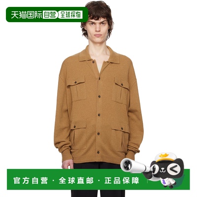 1h可退 香港直邮Bally 巴利 男士 黄褐色开衫 MKN055WS002