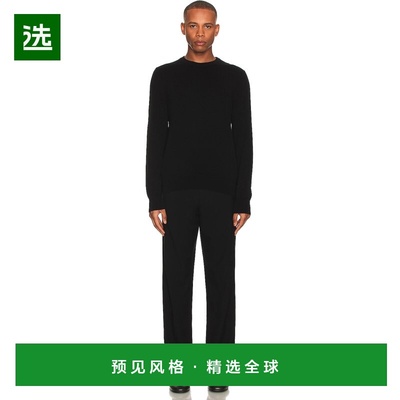 1h可退 香港直邮The Row 男士 Elijah 长裤 279W1842 black黑色