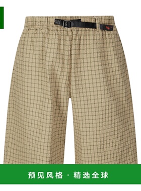 1h可退 香港直邮Gramicci 小野人 男士 O.G. 绉条纹湖蓝色短裤 G5