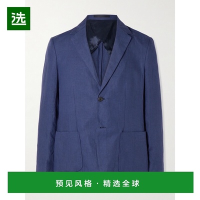 1h可退 Sunspel 男士 亚麻西装外套 MJAC7186BUAF