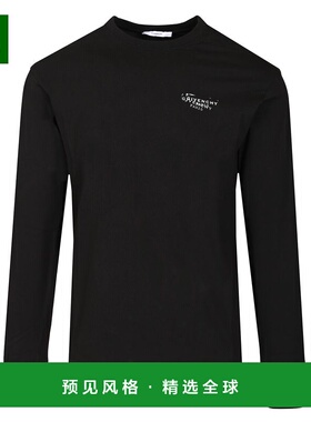香港直邮GIVENCHY 男士T恤 BM71MH3YSA001 CO 黑色 REGULAR LONGS