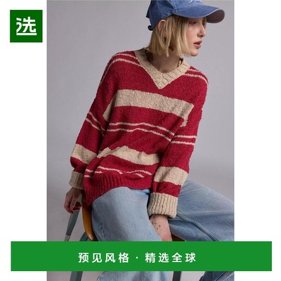 1h可退 【美国直邮】bdg 女士 毛衣条纹针织衫高档流行穿搭时尚百