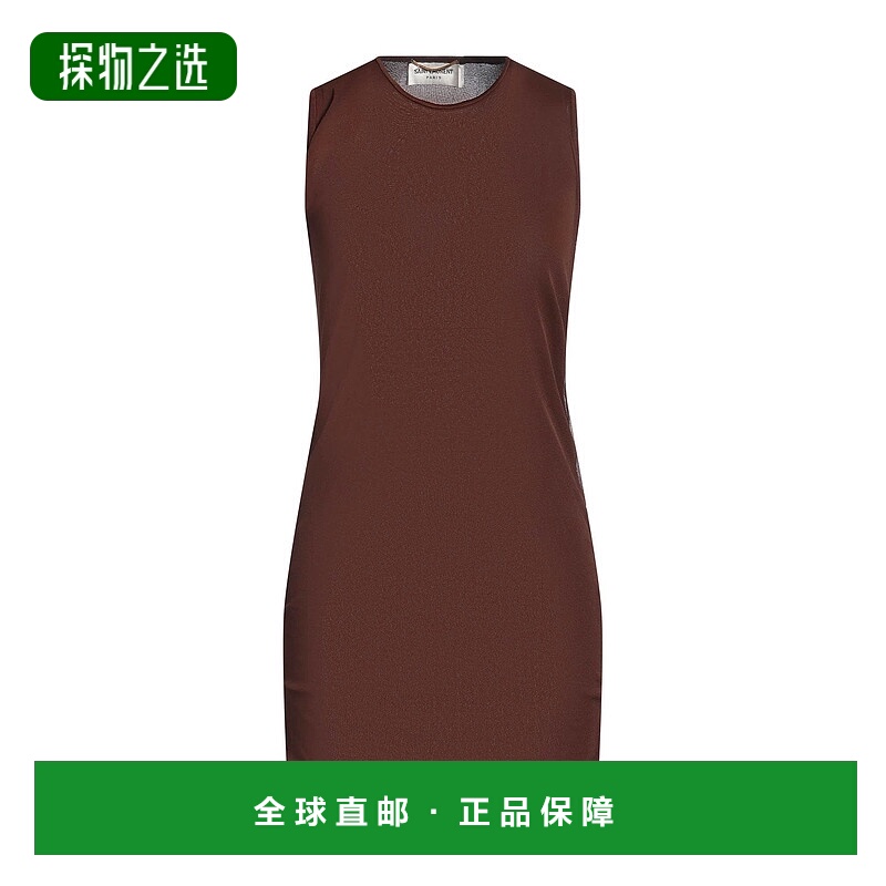 1h可退 香港直邮Saint Laurent 圣罗兰 女士 紧身连衣裙尼龙